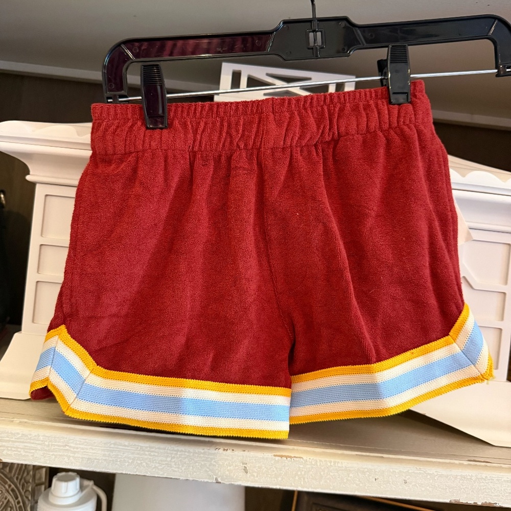 Cadets Casita Terry Shorts in Red SZ 6/7 (22-25” Waist) NWT boys